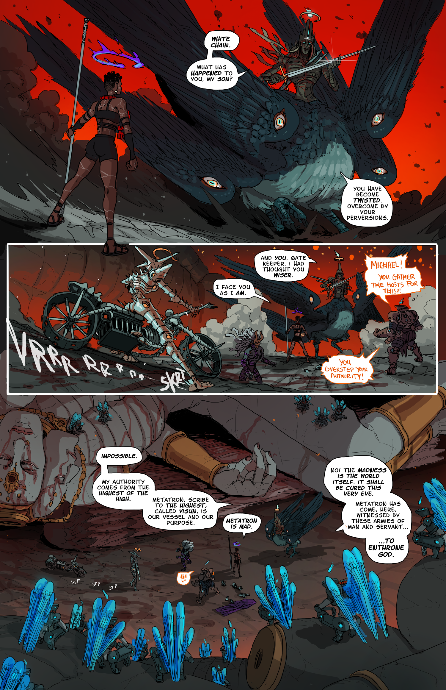 "His lack of the comb comes not from his authority. He is not required to treasure it, nor to wear it. As I understand, it is a matter of deep and personal disdain, and he would not speak further on the matter in the little time I had in his presence."  - Payapop Pritram