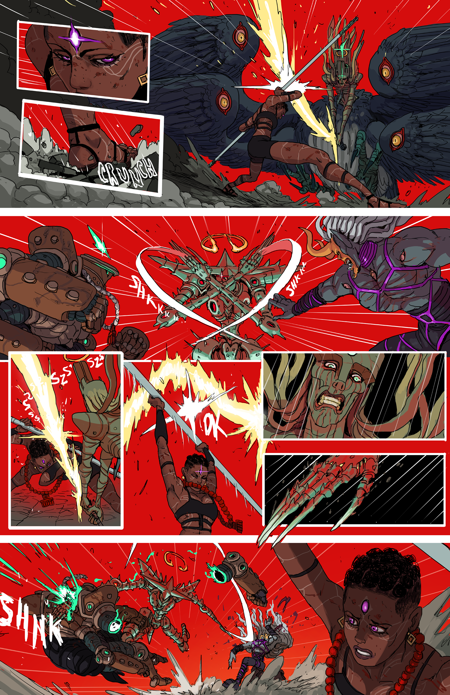 "The angel's war arts are meant to battle foes of stone, fire, and primordial darkness. I shudder to think what horrors they would wreak upon flesh." - Musko Reeve